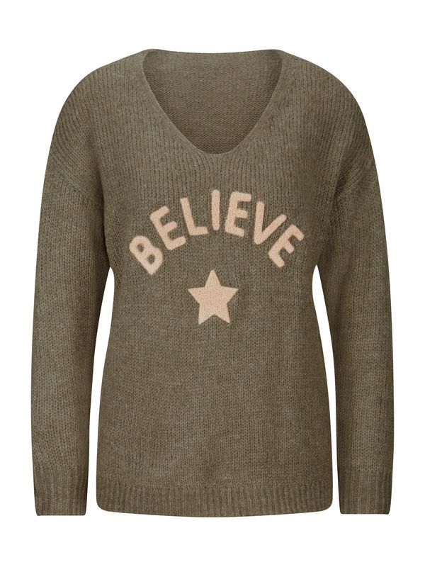 heine heine Pulover  bež / kaki