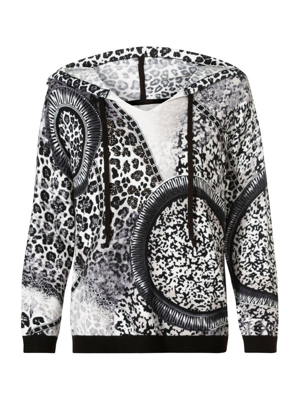 heine heine Pulover  ecru/prljavo bijela / crna