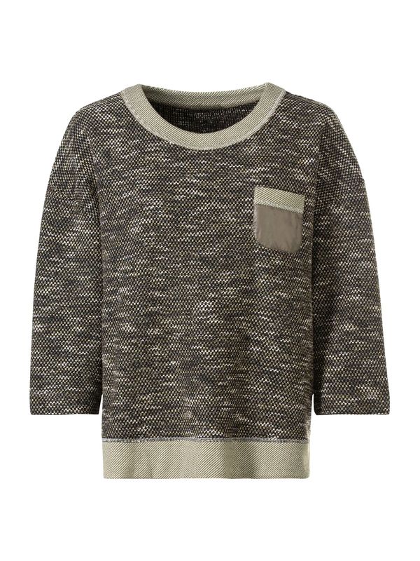 heine heine Pulover  kaki / maslinasta / bijela