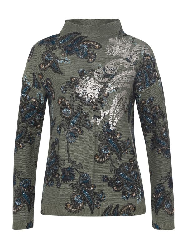 heine heine Pulover  kaki / miks boja / srebro