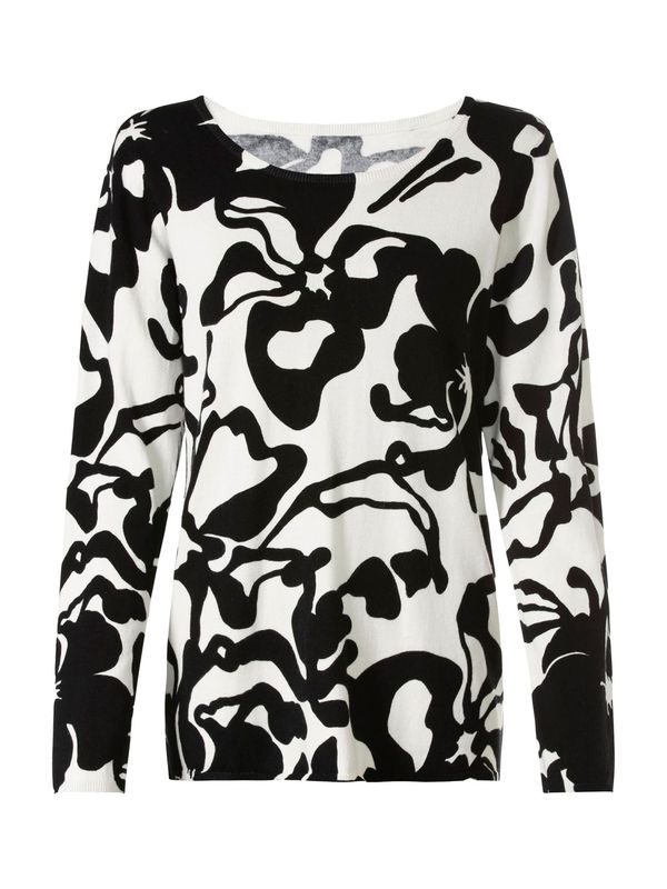 heine heine Pulover  šampanjac / crna