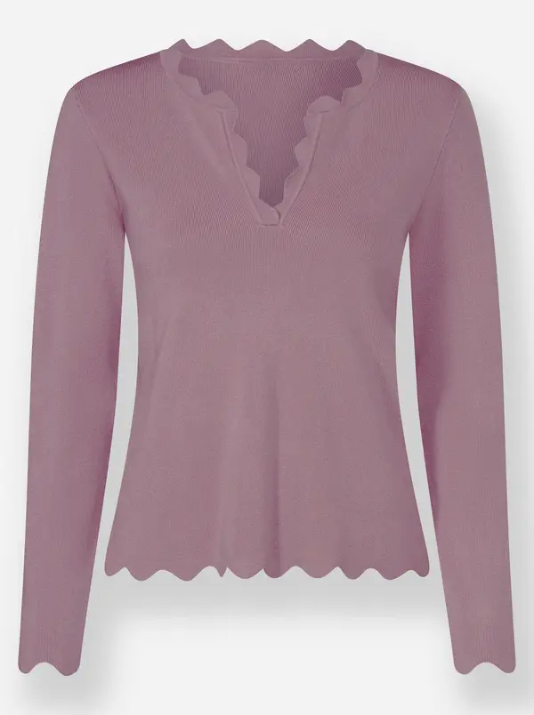 heine heine Pulover  sivkasto ljubičasta (mauve)