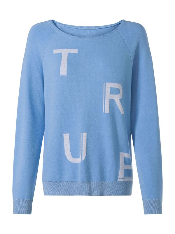 heine heine Pulover  svijetloplava / bijela