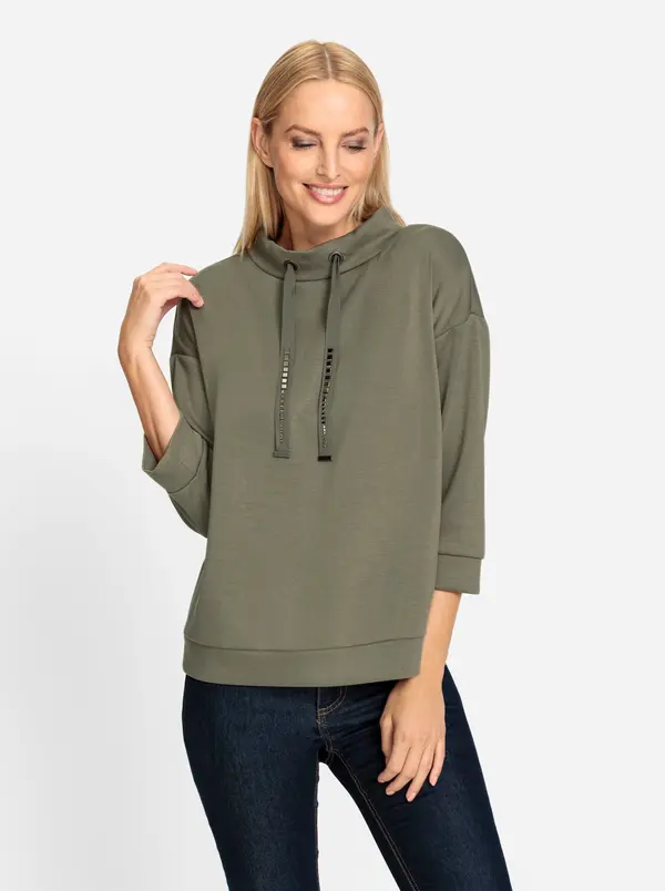 heine heine Sweater majica  kaki
