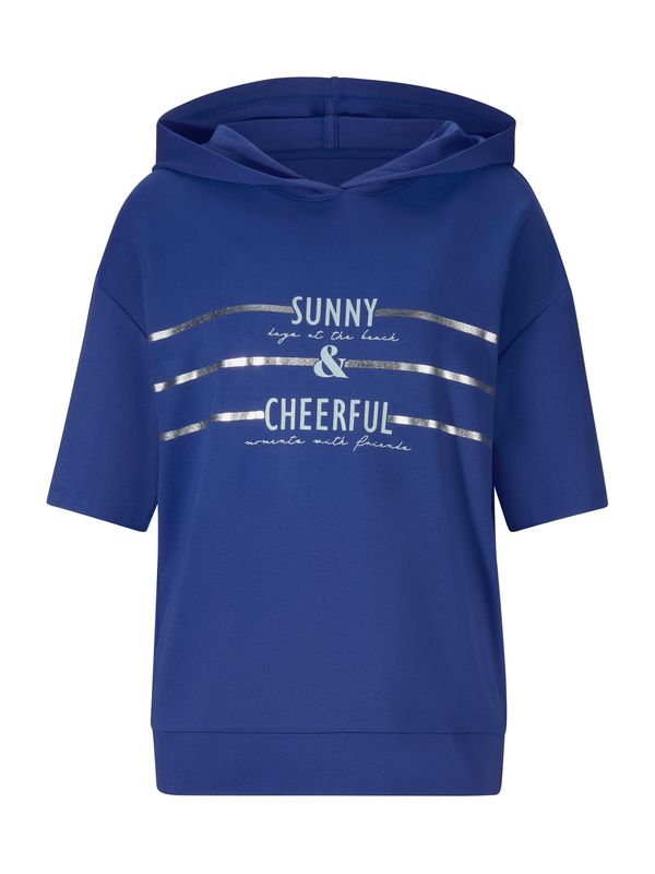 heine heine Sweater majica  kraljevsko plava / srebro