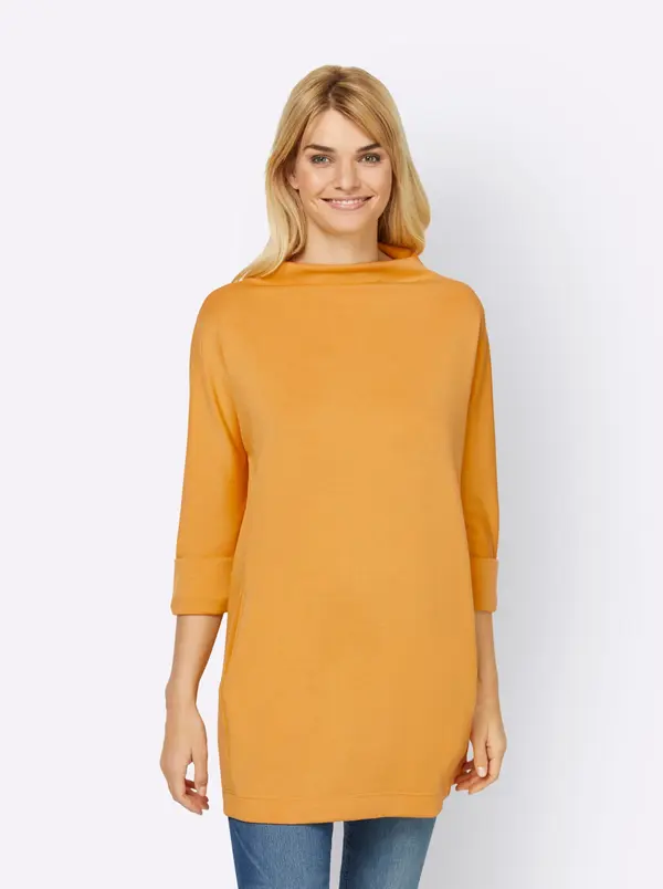 heine heine Sweater majica  šafran