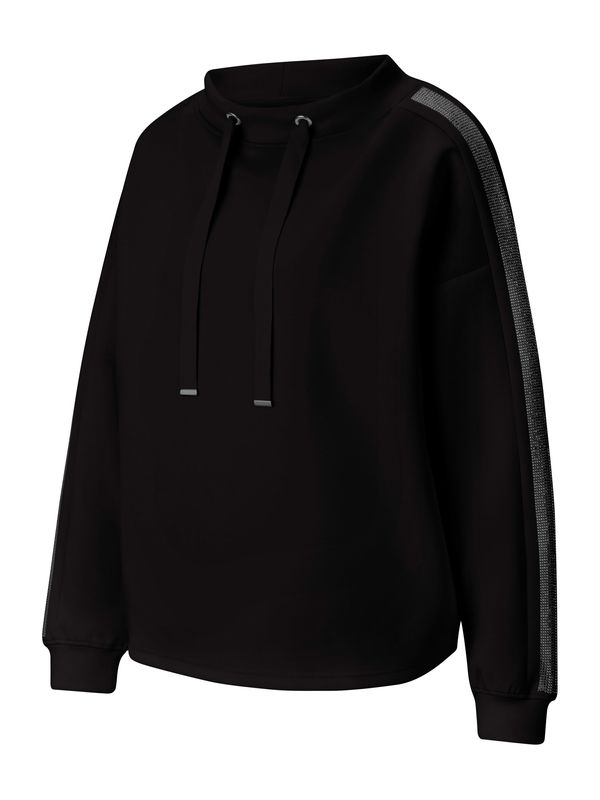 heine heine Sweater majica  siva / crna