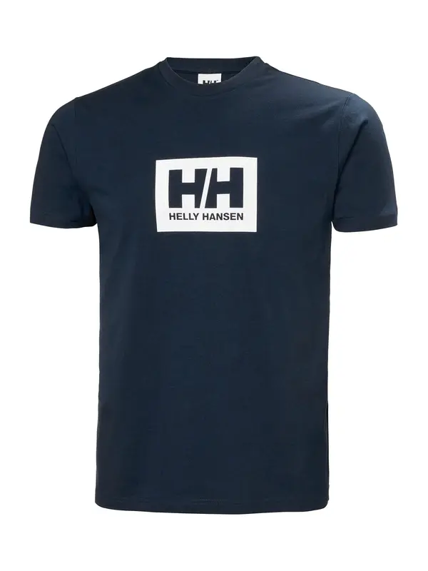 HELLY HANSEN HELLY HANSEN Majica 'BOX 2.0'  mornarsko plava / bijela