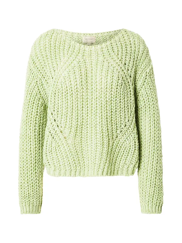Herrlicher Herrlicher Pulover 'Coviny'  pastelno zelena