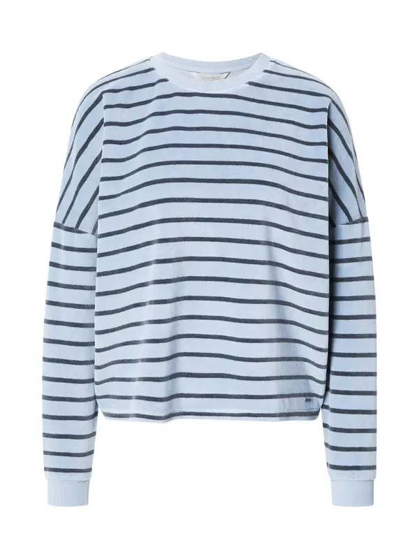 Herrlicher Herrlicher Sweater majica 'Smila'  golublje plava / crna