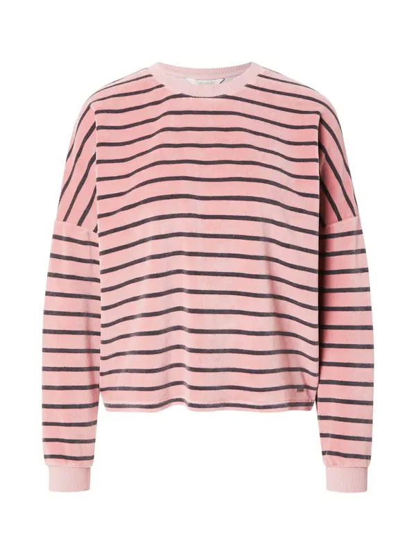 Herrlicher Herrlicher Sweater majica 'Smila'  roza / crna