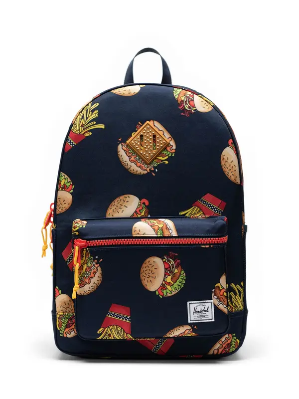 Herschel Herschel Ruksak 'Heritage'  mornarsko plava / moka smeđa / žuta / bijela