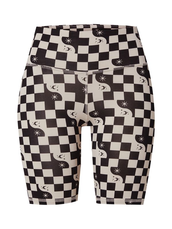 Hey Honey Hey Honey Sportske hlače 'DAYANDNIGHT'  crna / prljavo bijela