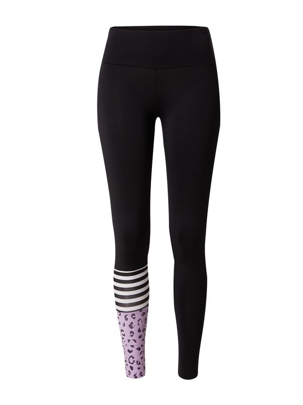 Hey Honey Hey Honey Sportske hlače  svijetloljubičasta / crna / bijela