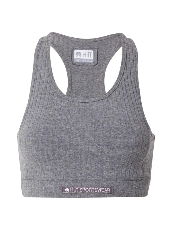 HIIT HIIT Sportski grudnjak  tamo siva