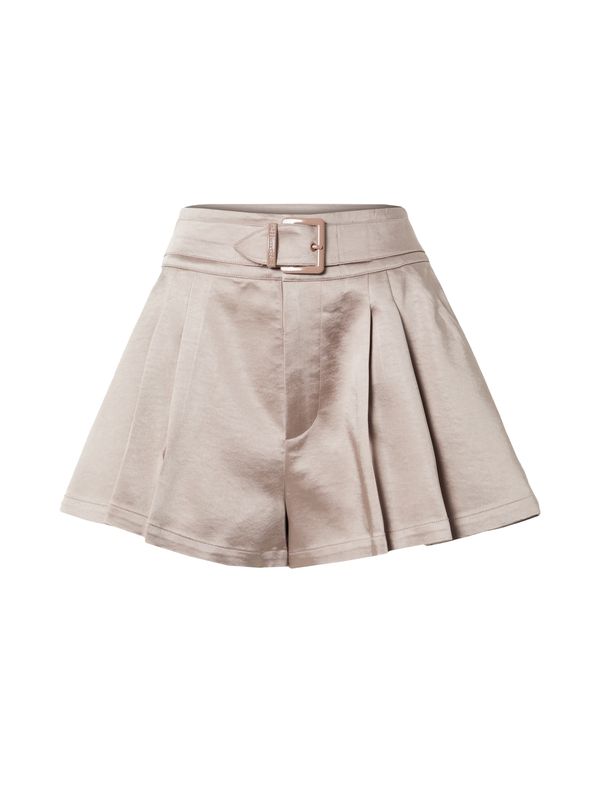 Hoermanseder x About You Hoermanseder x About You Hlače 'Juli'  taupe siva