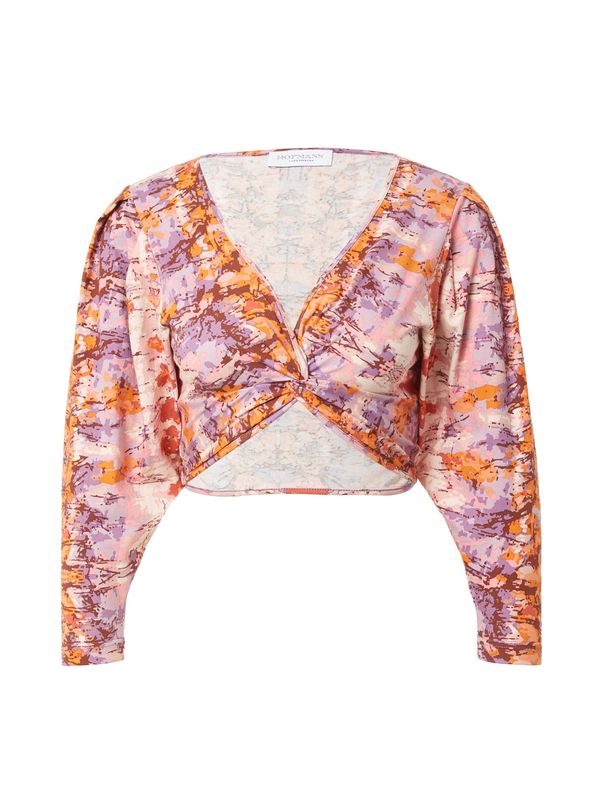 Hofmann Copenhagen Hofmann Copenhagen Majica 'Kira'  smeđa / ljubičasta / narančasta / roza