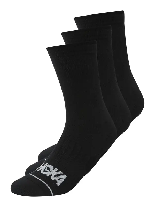 HOKA HOKA Sportske čarape  crna / bijela