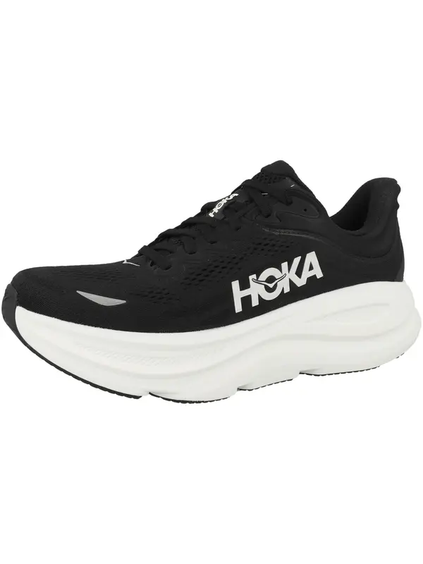 HOKA HOKA Tenisice za trčanje 'Bondi 9'  svijetlosiva / crna / bijela