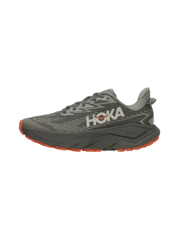 HOKA HOKA Tenisice za trčanje 'CHALLENGER 8'  siva / tamo siva / narančasta