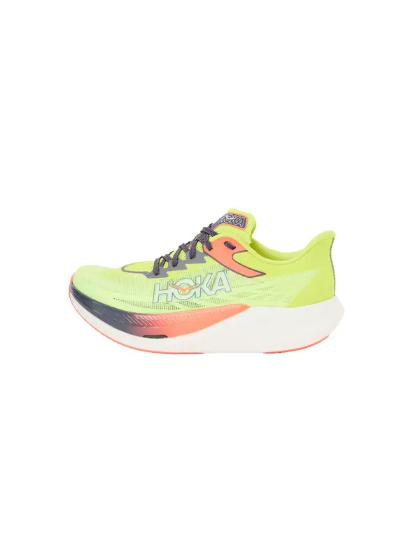 HOKA HOKA Tenisice za trčanje 'ROCKET X 3'  neonsko zelena / tamno narančasta / crna