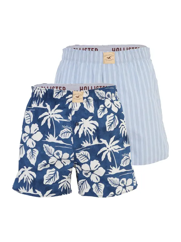 HOLLISTER HOLLISTER Bokserice  mornarsko plava / svijetloplava / bijela