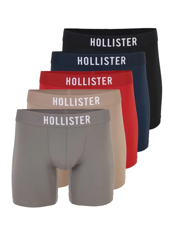 HOLLISTER HOLLISTER Bokserice  morsko plava / siva / taupe siva / crna