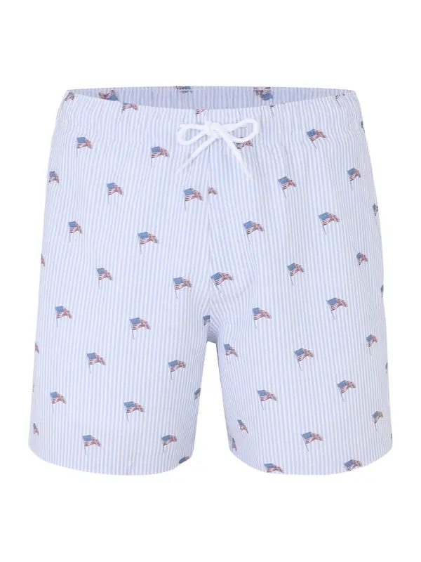 HOLLISTER HOLLISTER Bokserice  plava / svijetloplava / crvena / bijela