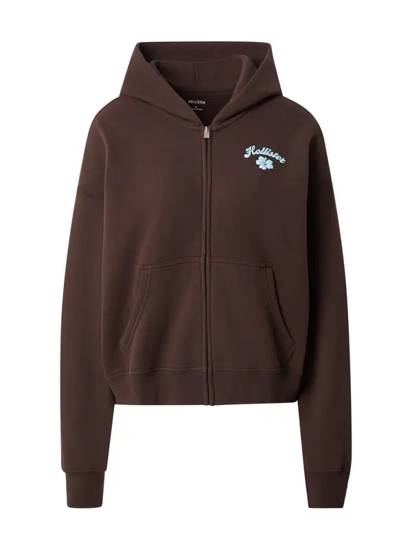 HOLLISTER HOLLISTER Gornji dio trenirke  akvamarin / smeđa