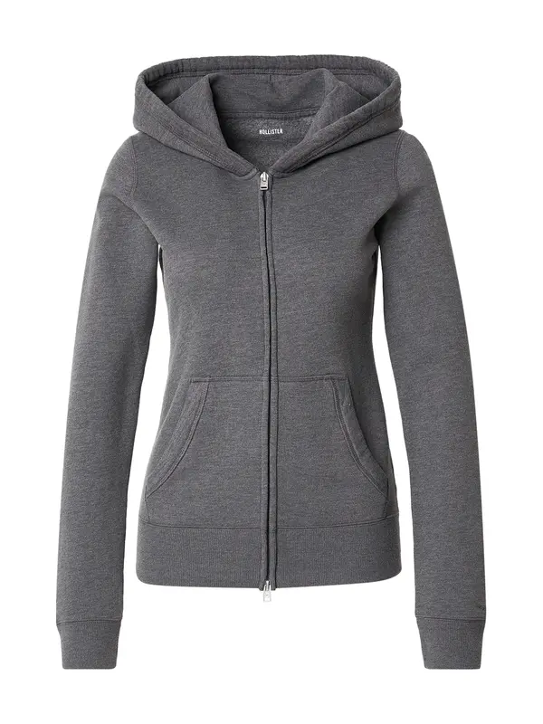 HOLLISTER HOLLISTER Gornji dio trenirke  tamo siva