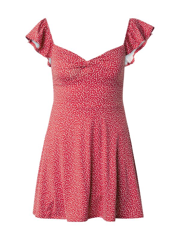 HOLLISTER HOLLISTER Haljina  krvavo crvena / bijela