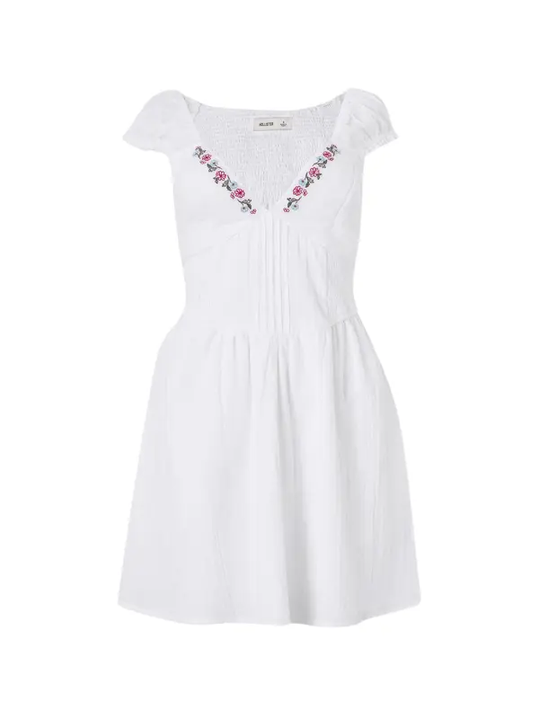 HOLLISTER HOLLISTER Haljina  svijetloplava / maslinasta / crvena / bijela