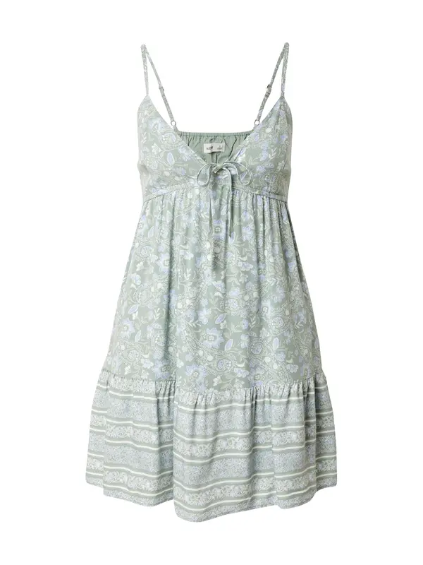 HOLLISTER HOLLISTER Haljina  svijetloplava / žad / bijela
