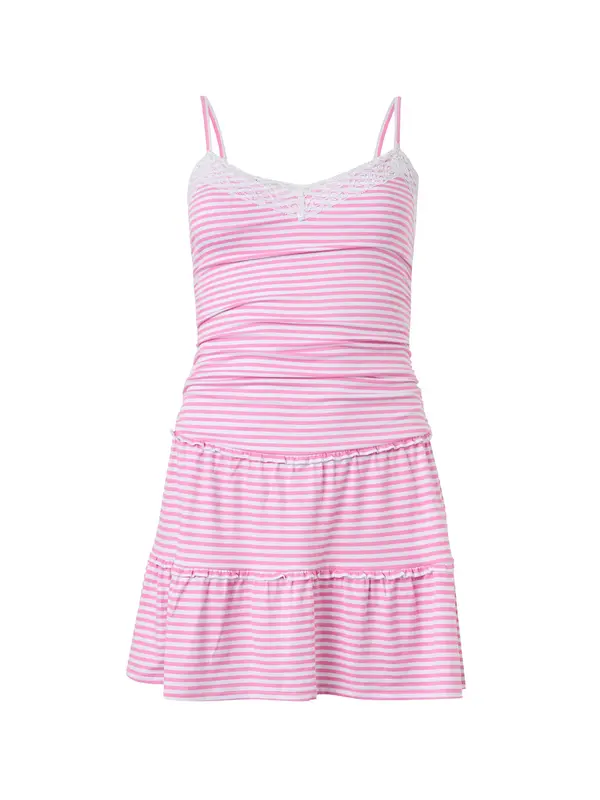 HOLLISTER HOLLISTER Haljina  svijetloroza / bijela