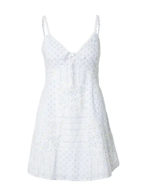 HOLLISTER HOLLISTER Ljetna haljina 'DAISY'  pastelno plava / svijetložuta / bijela
