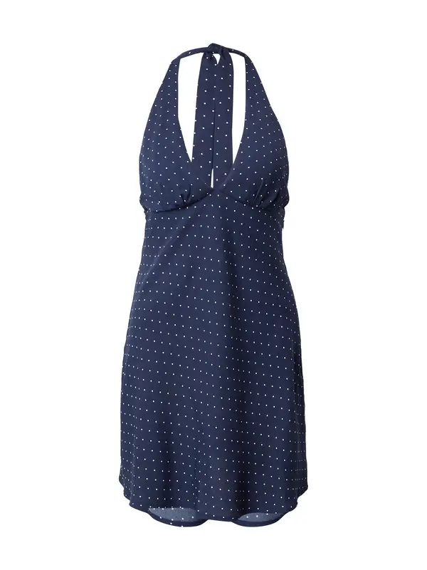 HOLLISTER HOLLISTER Ljetna haljina  mornarsko plava / bijela