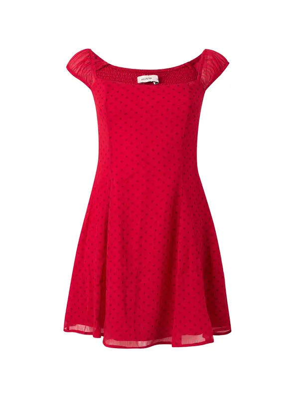 HOLLISTER HOLLISTER Ljetna haljina  siva / crvena