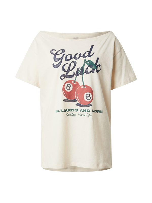 HOLLISTER HOLLISTER Majica  boja pijeska / mornarsko plava / zelena / crvena