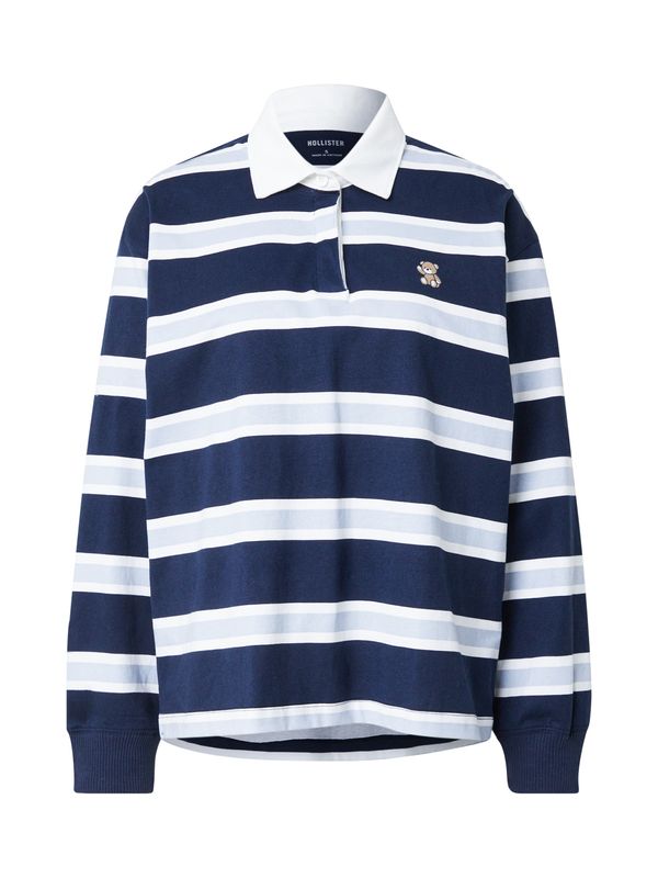 HOLLISTER HOLLISTER Majica  mornarsko plava / svijetloplava / bijela