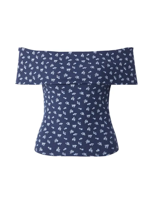 HOLLISTER HOLLISTER Majica  mornarsko plava / svijetloplava / zelena