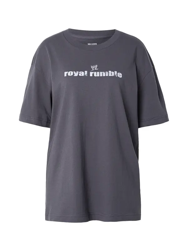 HOLLISTER HOLLISTER Majica 'ROYAL RUMBLE'  žuta / antracit siva / ljubičasta / bijela
