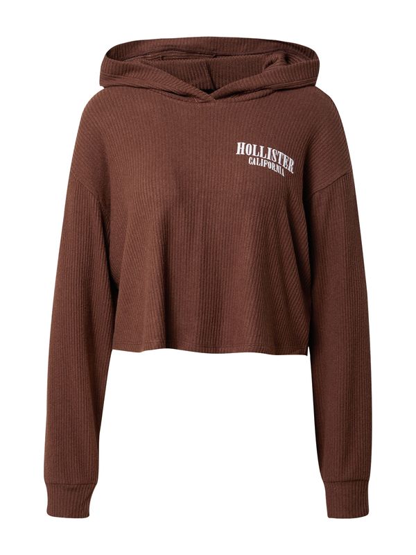 HOLLISTER HOLLISTER Majica  smeđa / bijela