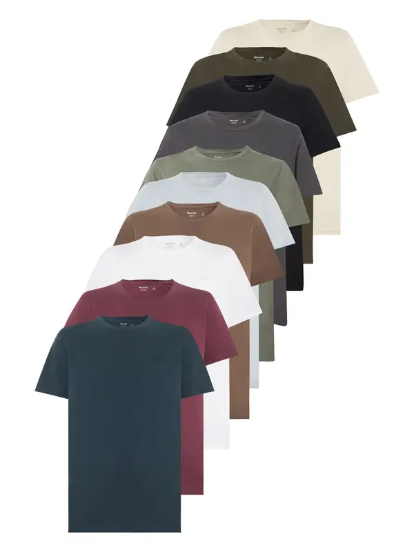 HOLLISTER HOLLISTER Majica  svijetlobež / pastelno plava / tamno plava / smeđa / tamo siva / kaki / maslinasta / burgund / crna / bijela