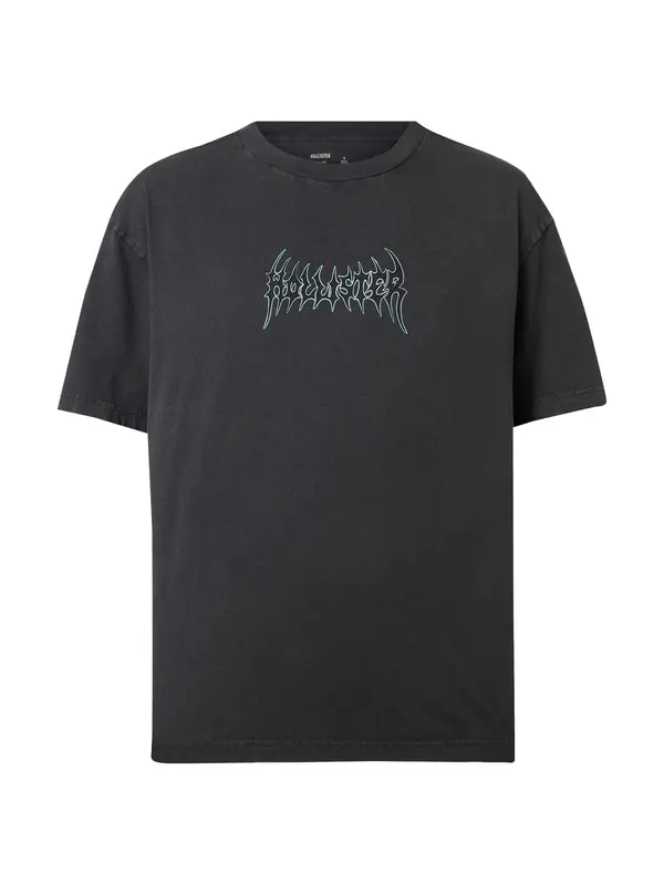 HOLLISTER HOLLISTER Majica  svijetloplava / crna