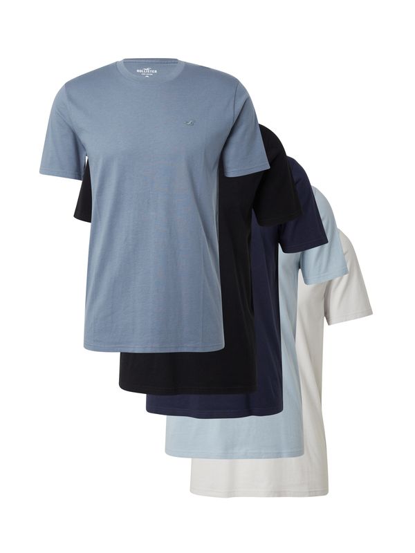 HOLLISTER HOLLISTER Majica  svijetloplava / tamno plava / siva / crna