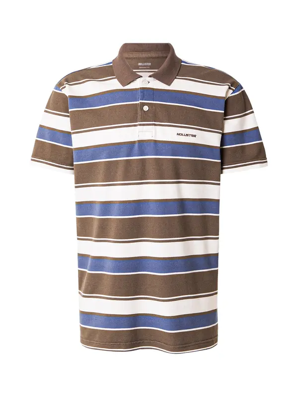 HOLLISTER HOLLISTER Majica  tamno plava / smeđa / bijela