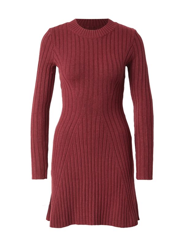 HOLLISTER HOLLISTER Pletena haljina  burgund