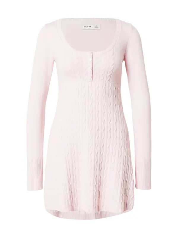 HOLLISTER HOLLISTER Pletena haljina  pastelno roza