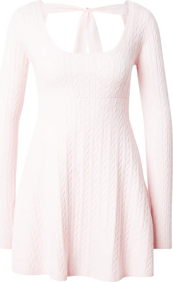 HOLLISTER HOLLISTER Pletena haljina  rosé