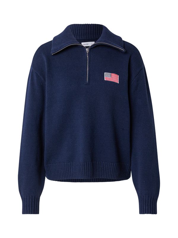 HOLLISTER HOLLISTER Pulover  mornarsko plava / crvena / bijela